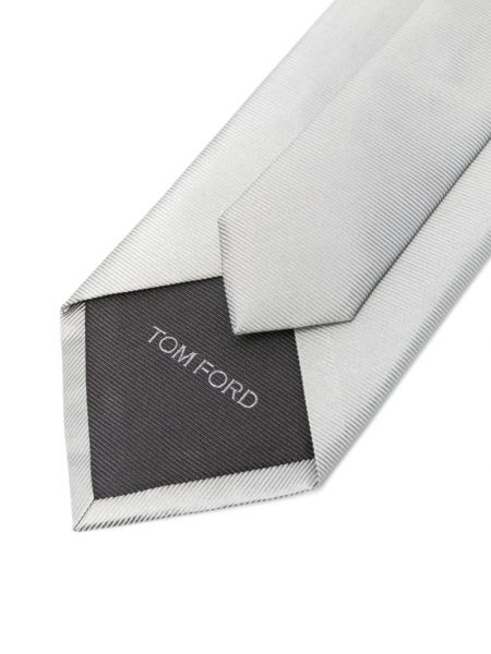 Seiden krawatte Tom Ford grau