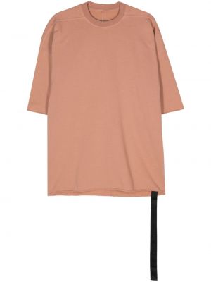 Bavlnené tričko Rick Owens Drkshdw ružová
