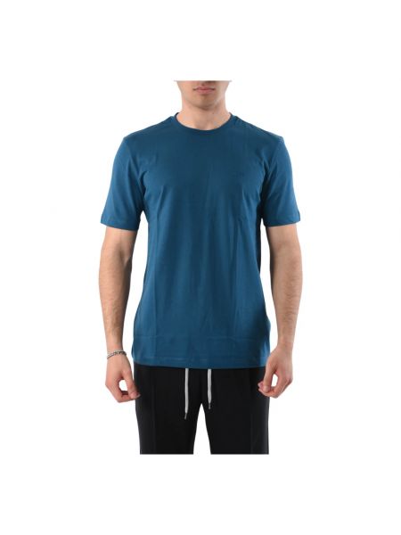 T-shirt aus baumwoll mit rundem ausschnitt Hugo Boss blau