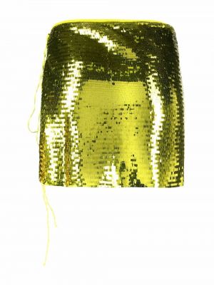 Mini sijonas su blizgučiais Oséree žalia