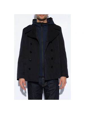 Abrigo corto de algodón Dolce & Gabbana azul
