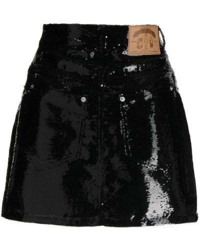 Mini sukně Pushbutton černé