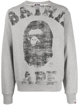 Sweatshirt aus baumwoll A Bathing Ape® grau