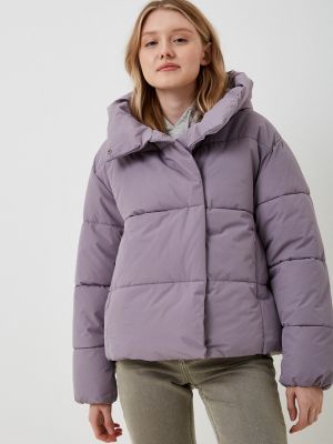 Утепленная демисезонная куртка Ostin фиолетовая