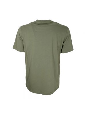 Camiseta de algodón de tela jersey Aeronautica Militare verde
