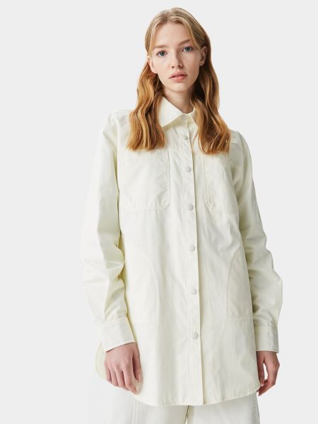 Бавовняна сорочка Lacoste біла