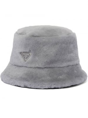 Kepurė Prada pilka
