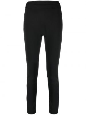 Cipzáras leggings Dolce & Gabbana fekete