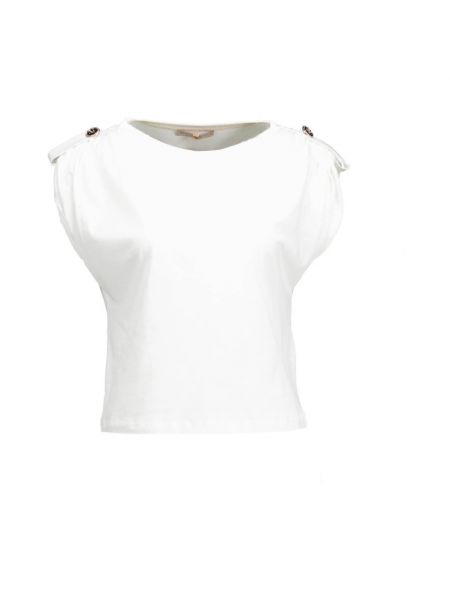 Koszulka na guziki Rinascimento biała