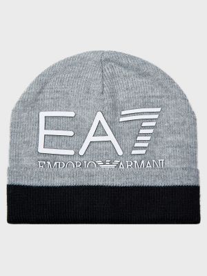 Серая шапка Ea7 Emporio Armani