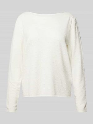 Dzianinowy sweter Zero biały