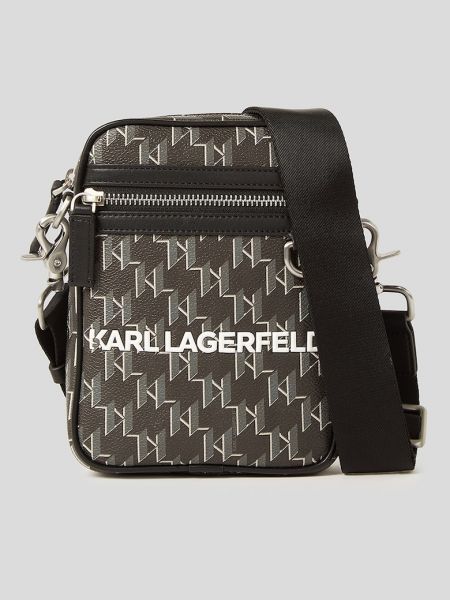 Кожаная сумка Karl Lagerfeld белая