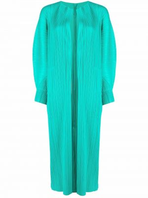 Cappotto Pleats Please Issey Miyake, verde