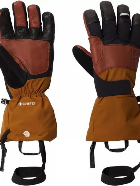 Перчатки Mountain Hardwear для высоких воздействий Gore-Tex, золотисто-коричневый