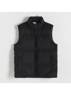 Prešívaná vesta Reserved čierna