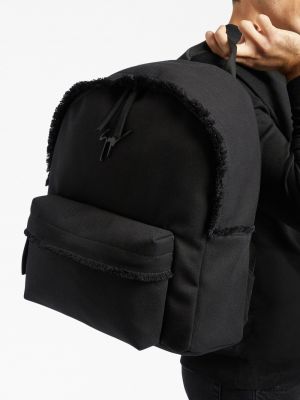 Plecak bawełniany Giuseppe Zanotti czarny