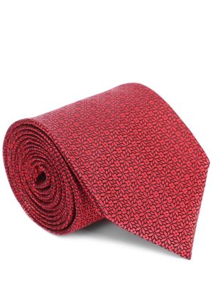 Шелковый галстук Ermenegildo Zegna красный