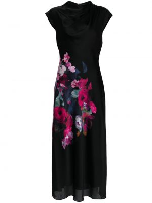 Φλοράλ φόρεμα με σχέδιο Ted Baker μαύρο
