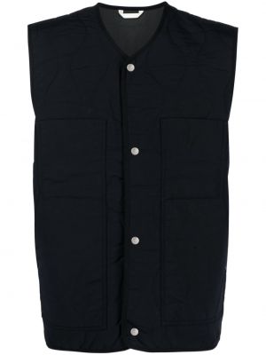 Gilet trapuntato Norse Projects blu