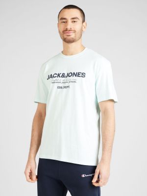Relaxed тениска Jack & Jones синьо