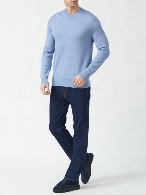 Голубой свитер Trussardi