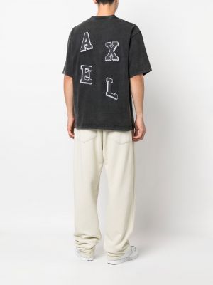 T-krekls ar apdruku Axel Arigato melns