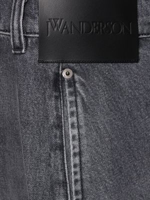 Jeans di cotone Jw Anderson grigio
