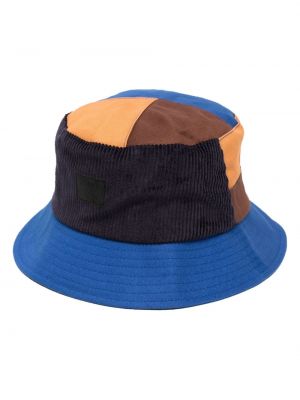 Памучна шапка Paul Smith синьо