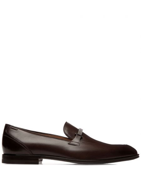 Læder loafers Bally brun