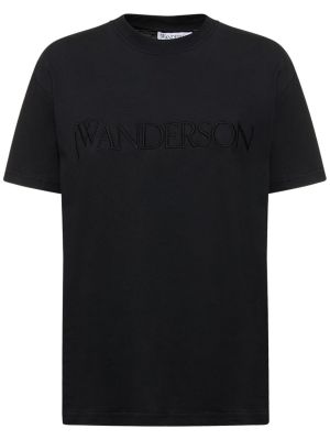 Trøje broderet t-shirt Jw Anderson sort