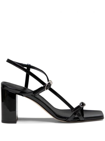 Sandale cu bretele din piele slingback Aeyde negru