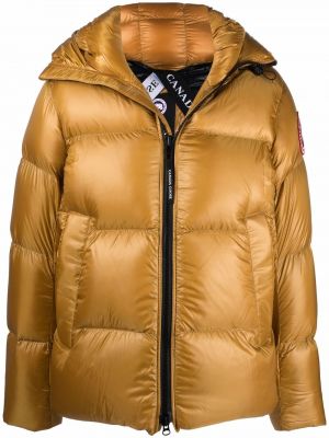 Hette lang jakke Canada Goose gul