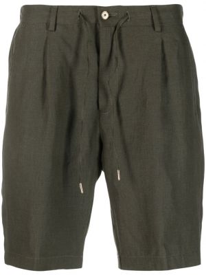 Pantaloni scurți cu nasturi de in Briglia 1949 verde