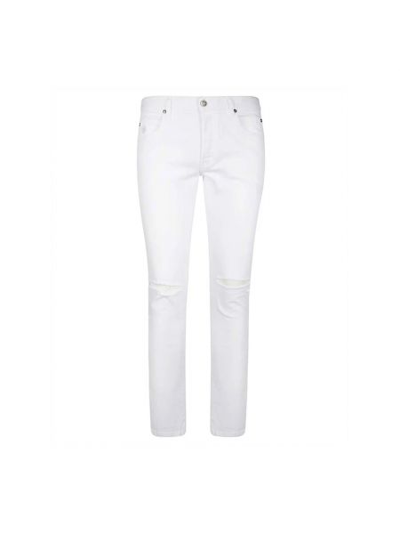 Pantalon skinny Balmain blanc