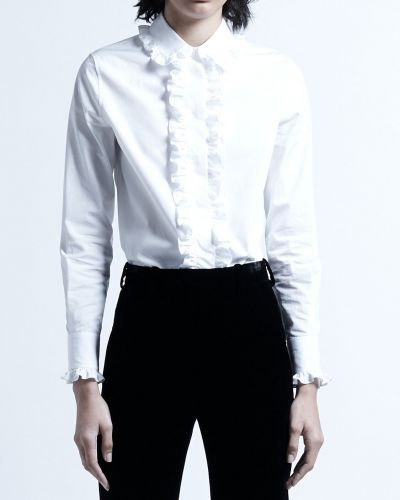 Pamučna košulja Saint Laurent bijela
