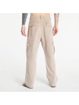 Pletené cargo kalhoty Calvin Klein Jeans hnědé