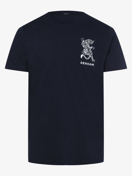 T-shirt Denham, niebieski