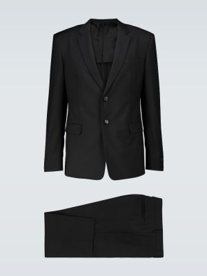 Вълнен костюм от мохер Prada черно