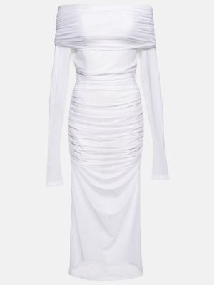 Μίντι φόρεμα από τούλι Dolce&gabbana λευκό