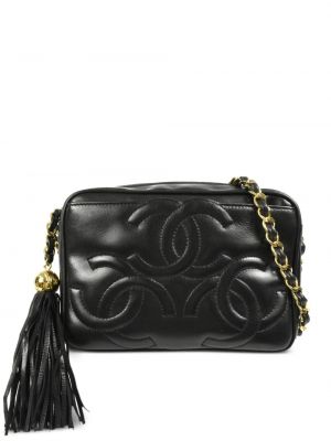 Crossbody kabelka Chanel Pre-owned čierna
