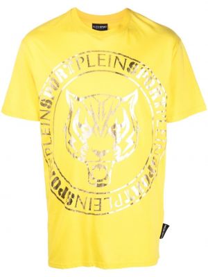 Sport t-shirt Plein Sport gul