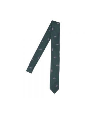 Krawat Thom Browne zielony