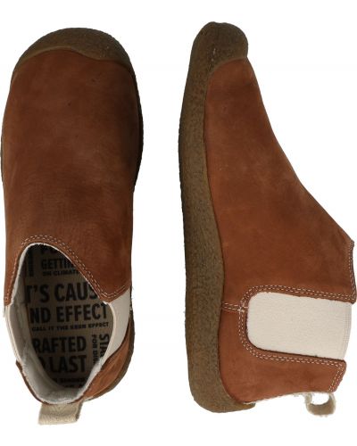 Iš natūralios odos ilgaauliai batai Keen ruda