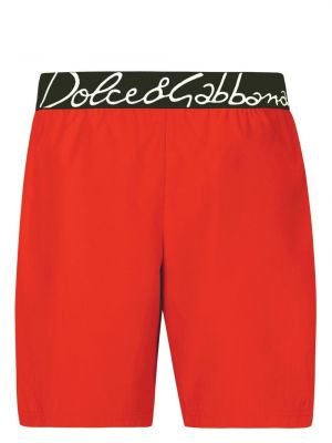 Lühikesed püksid Dolce & Gabbana punane