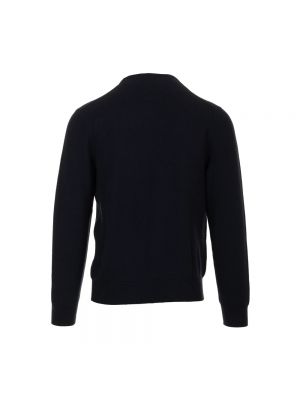 Dzianinowy sweter bawełniany w jednolitym kolorze Polo Ralph Lauren niebieski