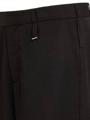 Vlněné kalhoty Jacquemus černé
