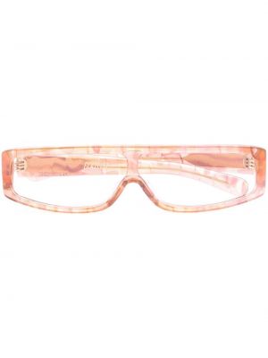 Oversize слънчеви очила Flatlist розово
