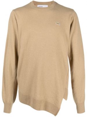 Camicia di lana asimmetrica Comme Des Garçons Shirt marrone