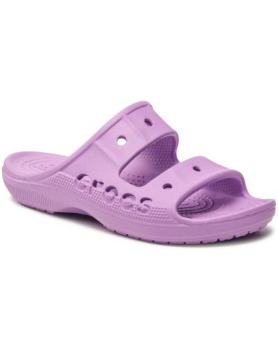 Șlapi Crocs violet