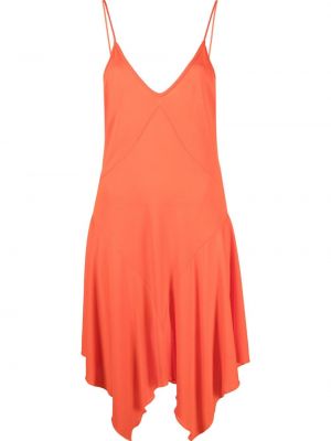 Asymmetrisk dress Dsquared2 oransje